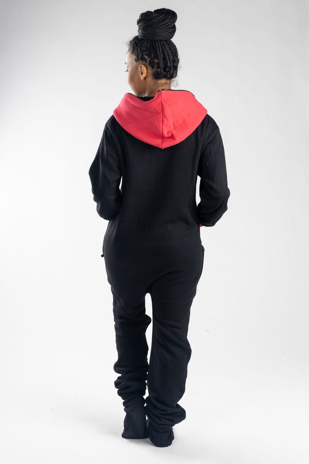 Onesie – schwarz pink