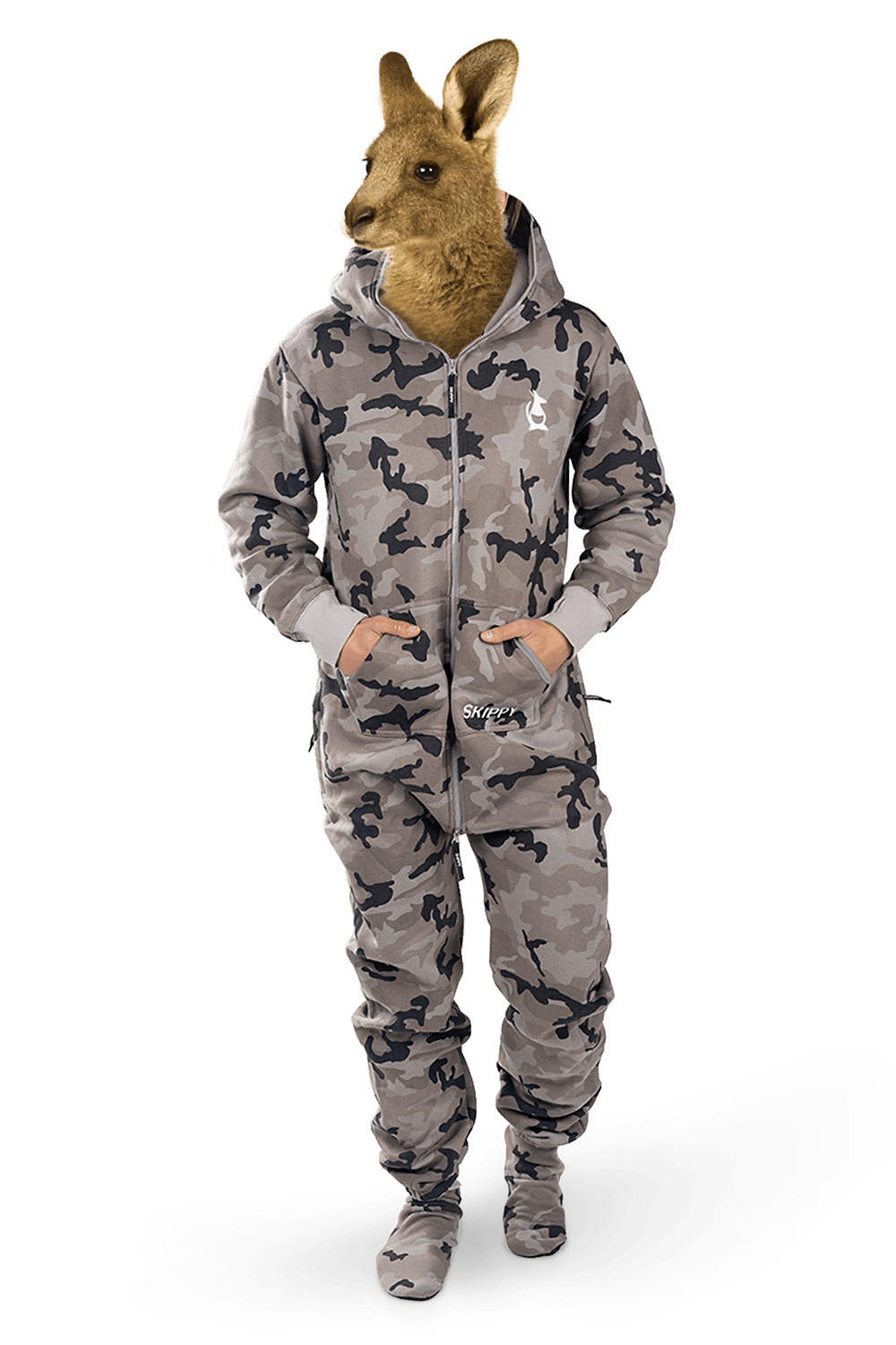 Onesie – Camo grau