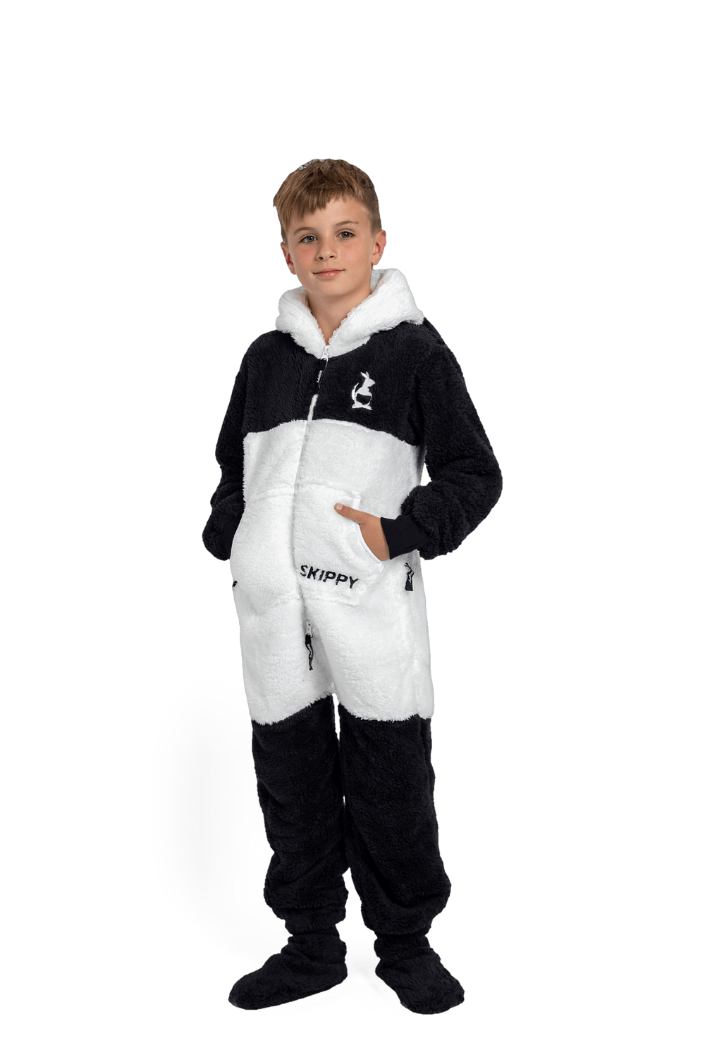 Kinder-Onesie Teddy – Panda