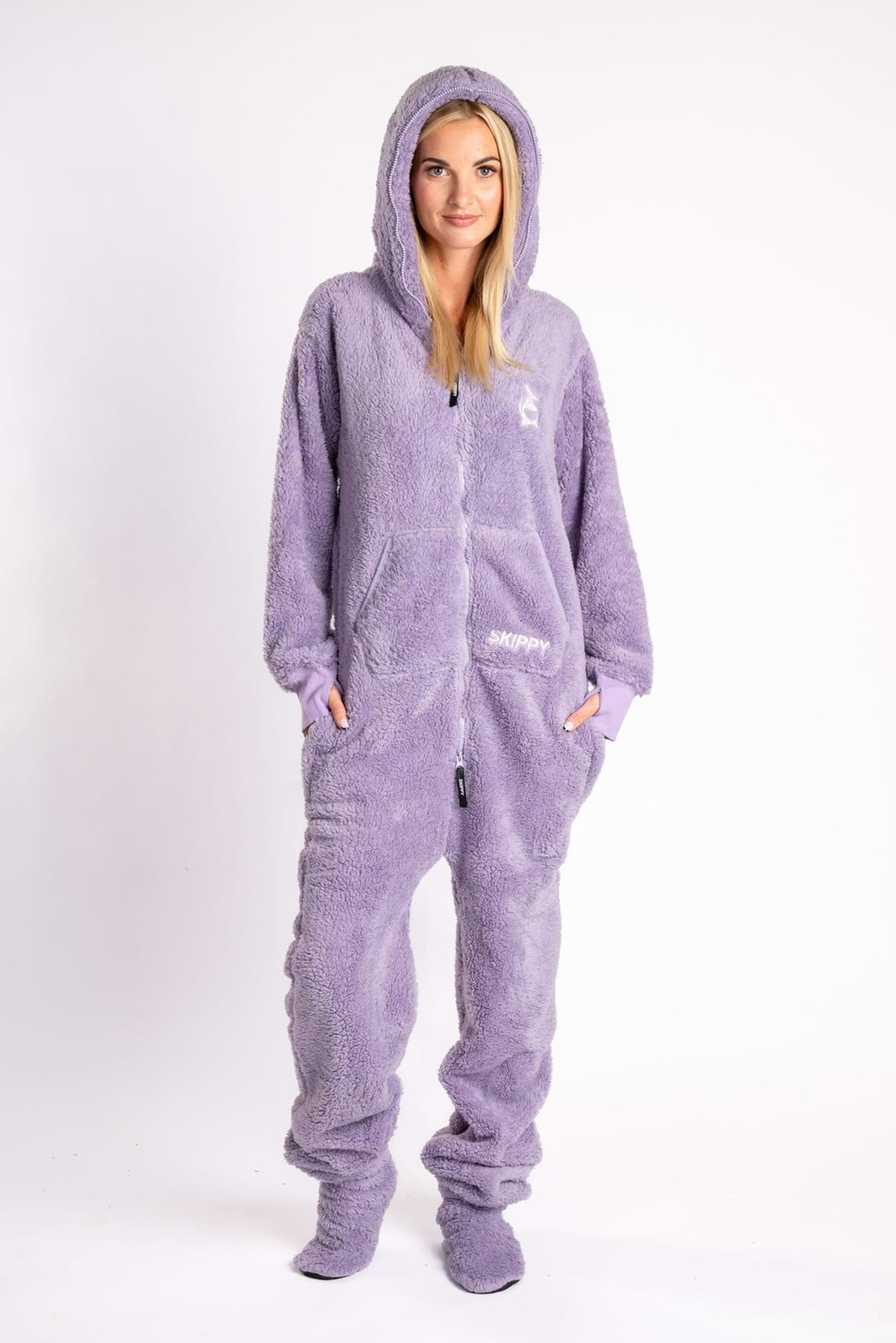 Onesie Teddy – dusty lilac