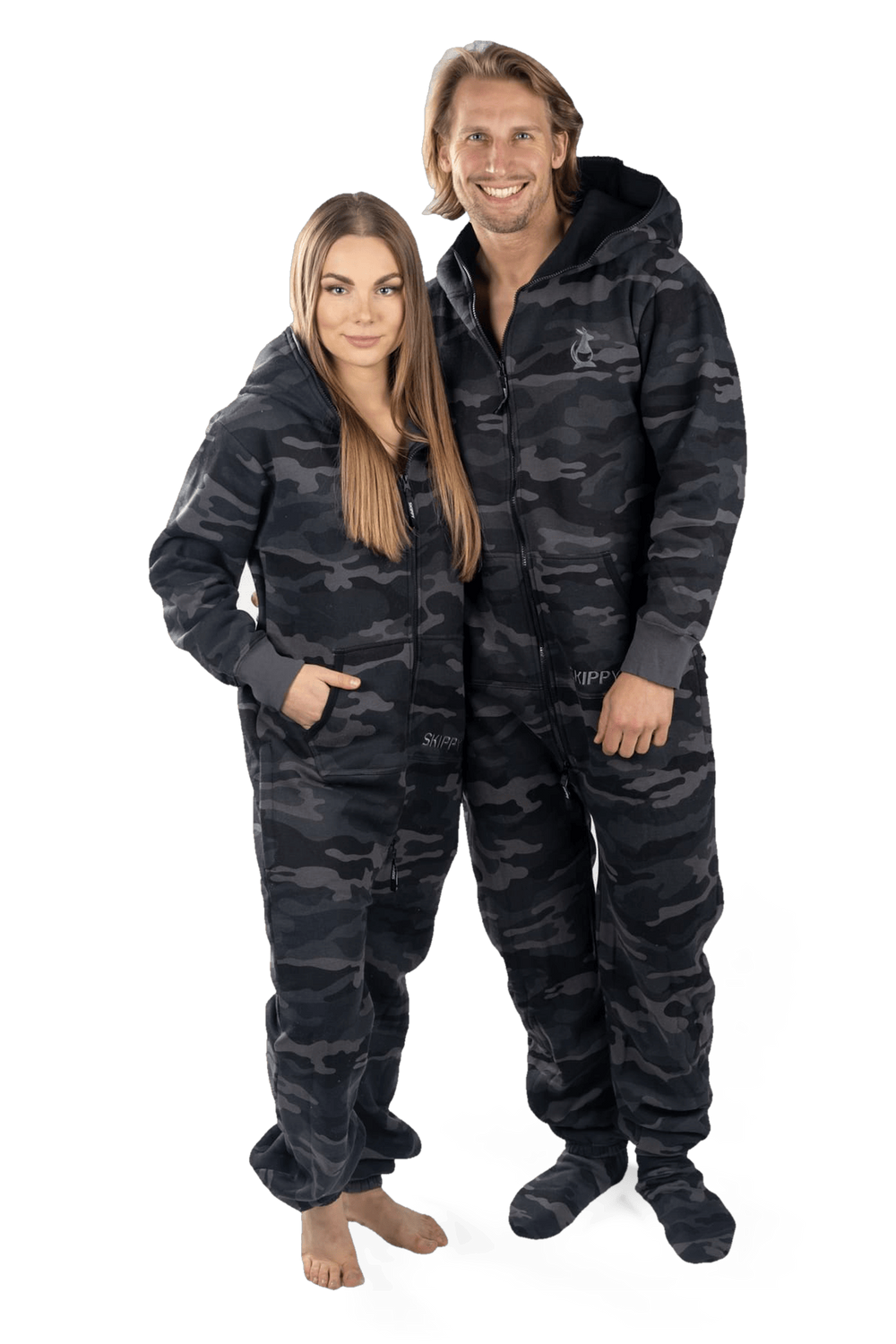 Onesie – Camo schwarz