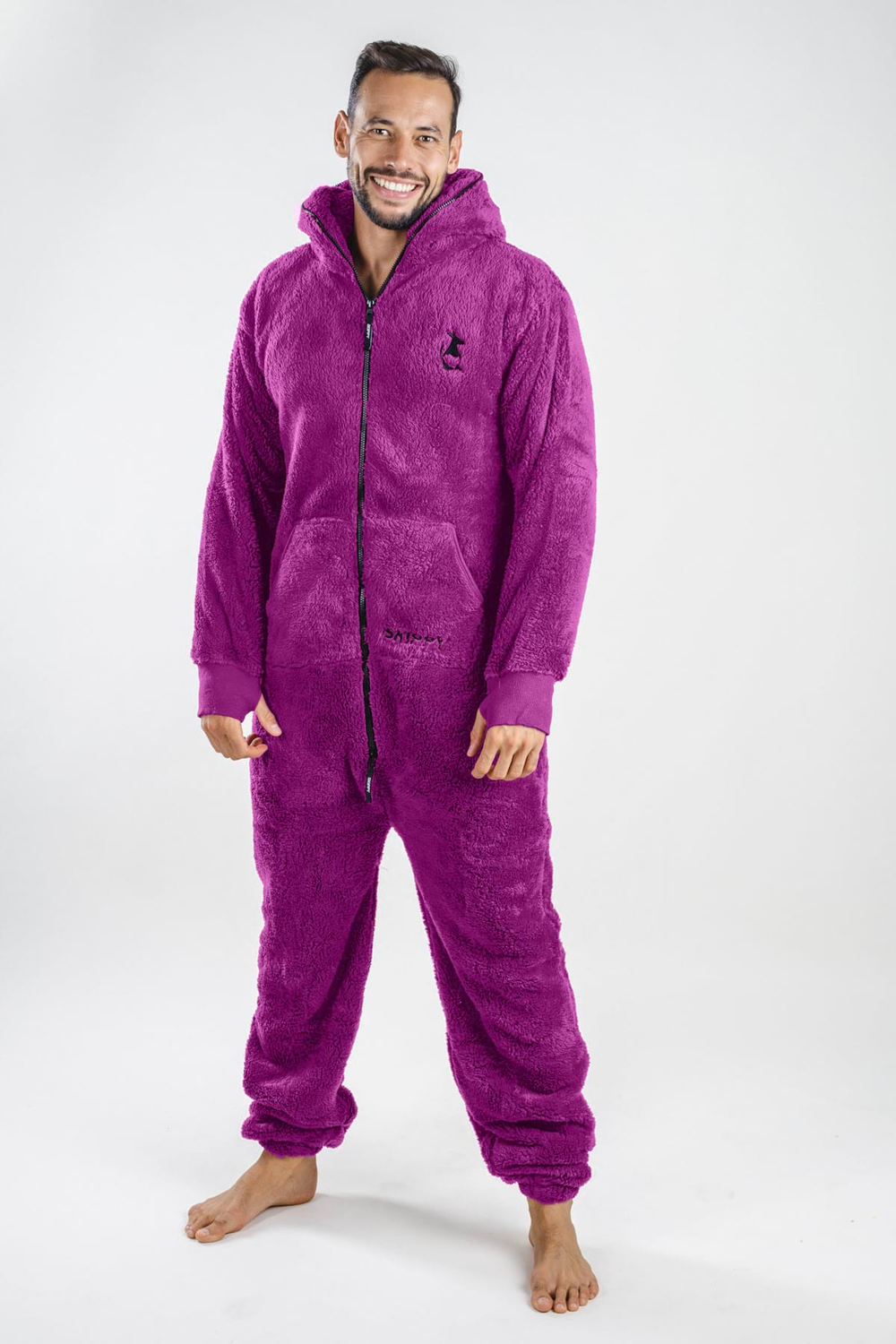 Onesie Teddy – plum