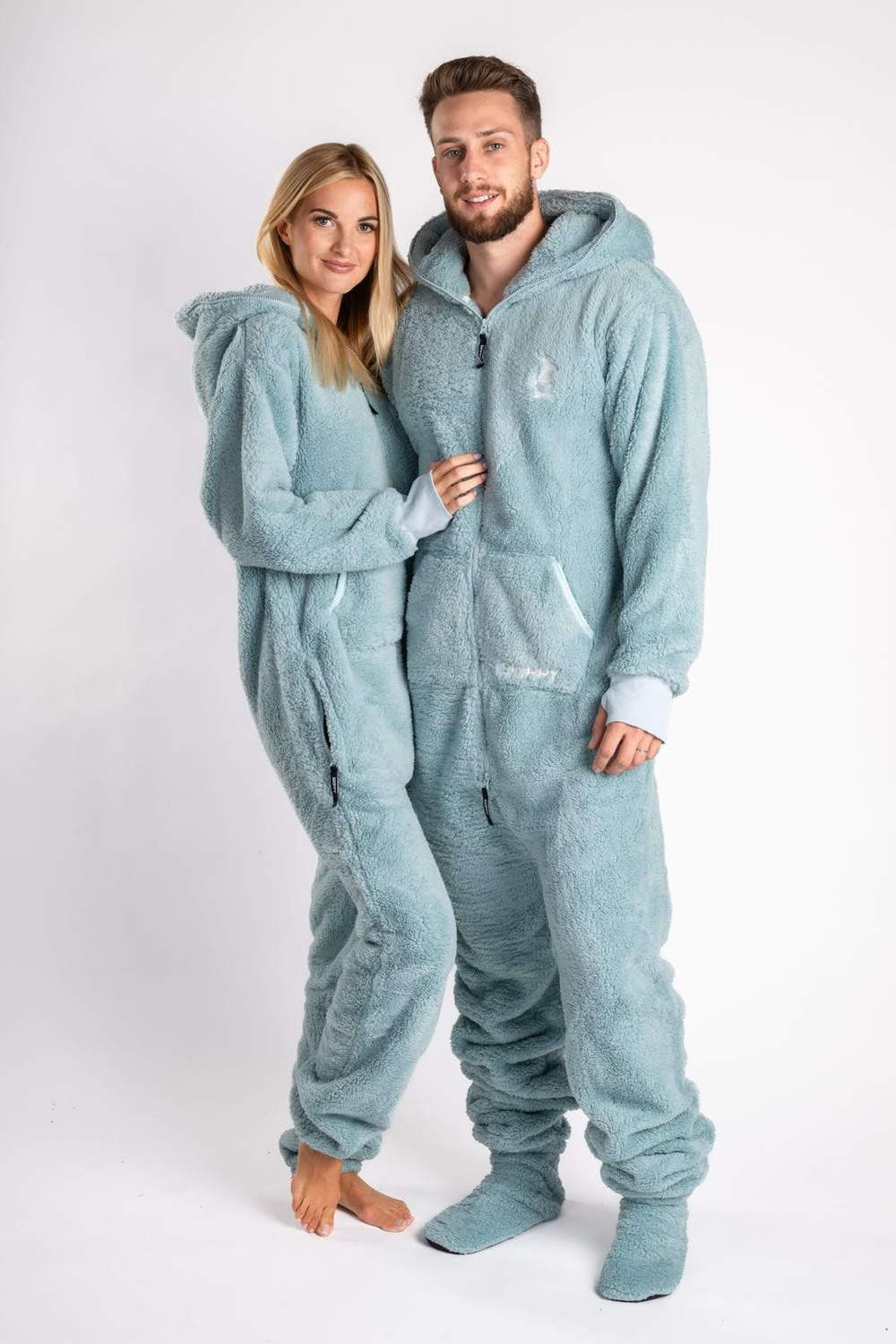Onesie Teddy – dusty mint