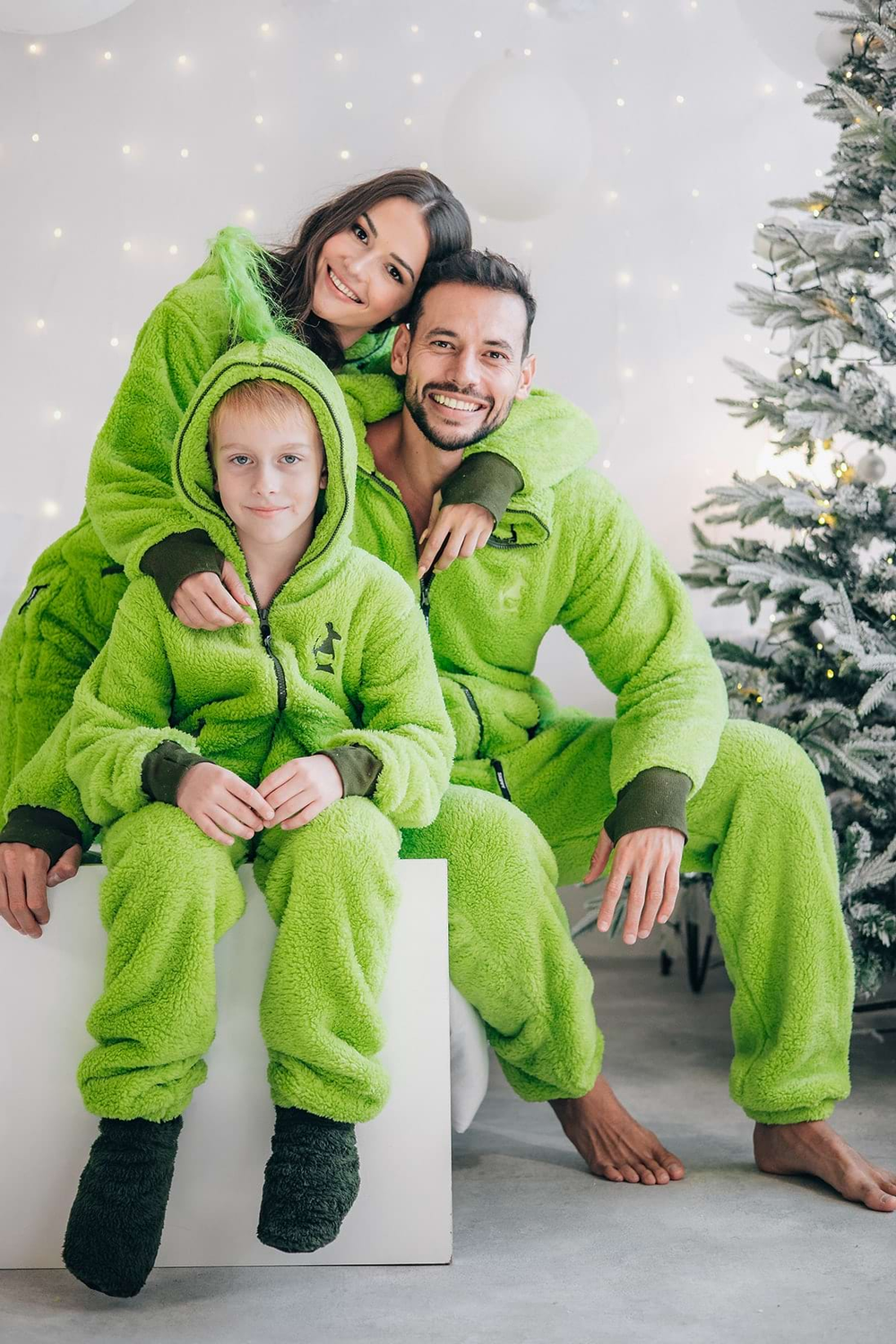 Kinder-Onesie Teddy – Grinch