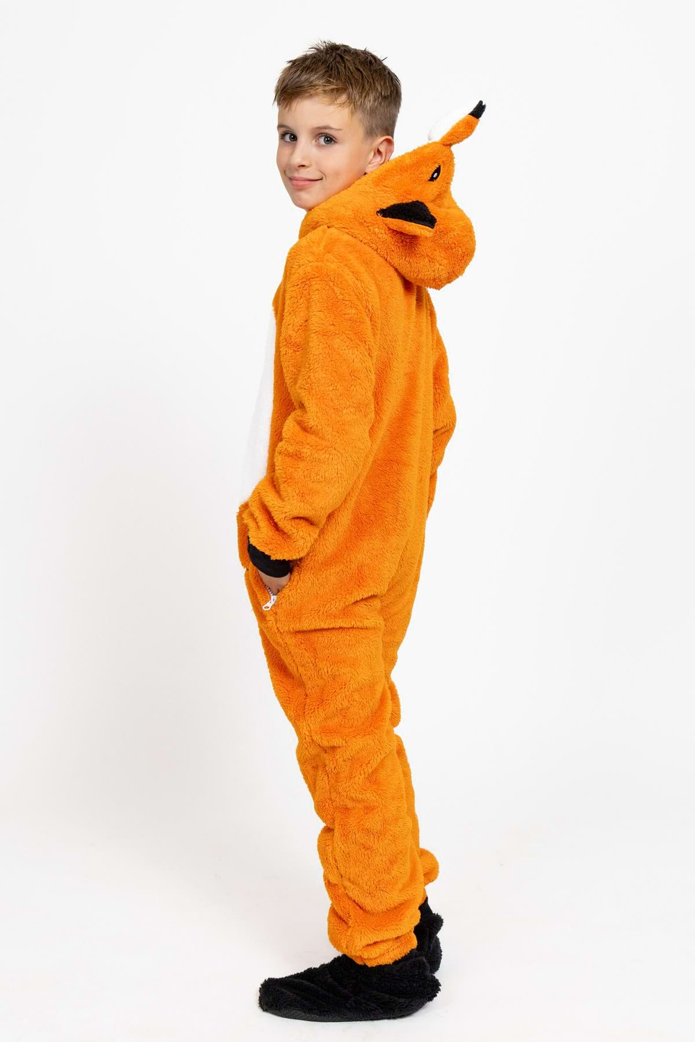 Kinder-Onesie Teddy – Fuchs