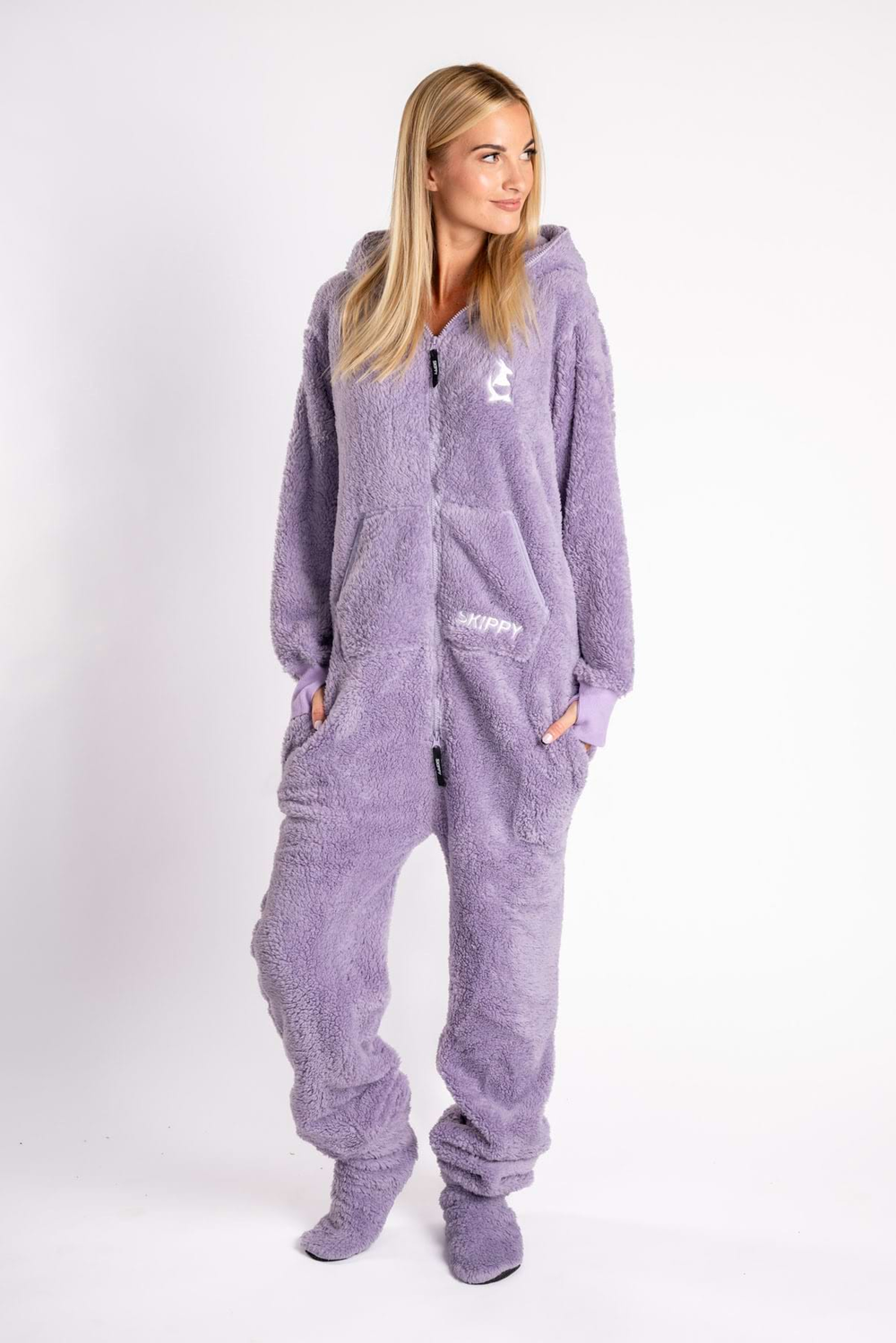 Onesie Teddy – dusty lilac