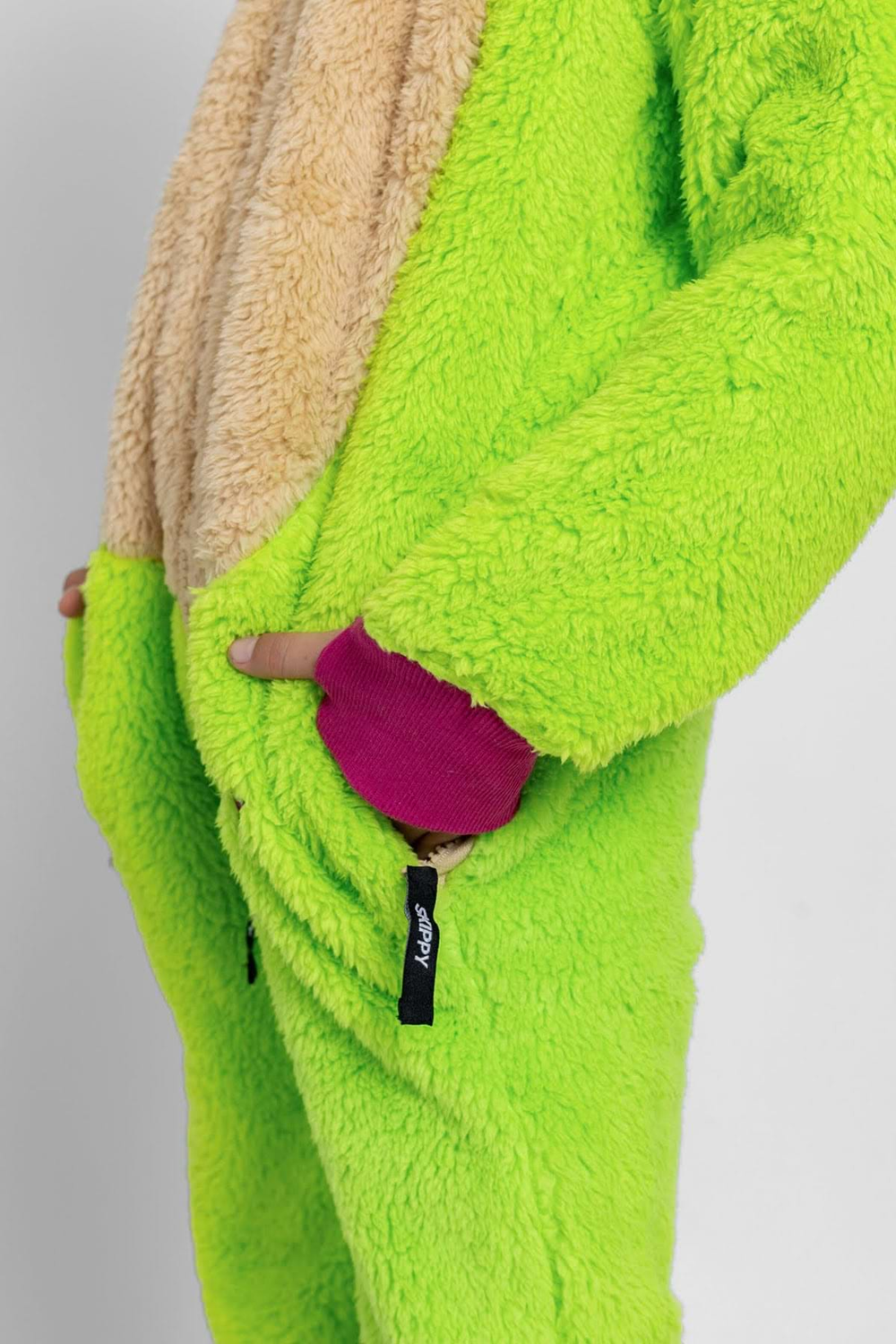 Kinder-Onesie Teddy – Jungle Drache