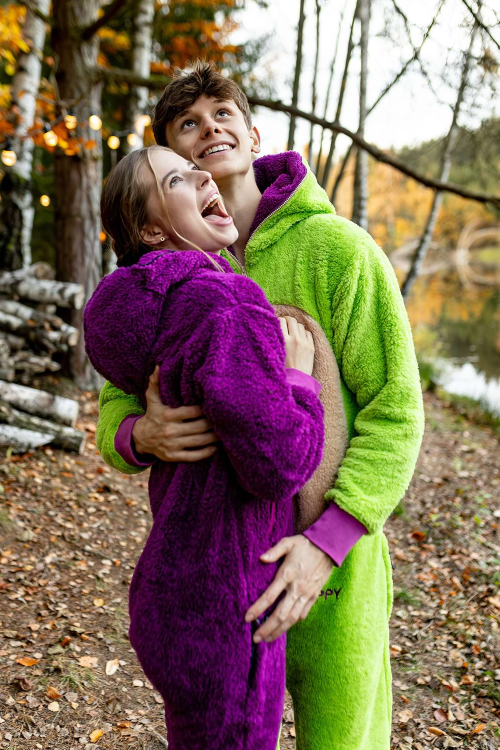 Onesie Teddy – plum