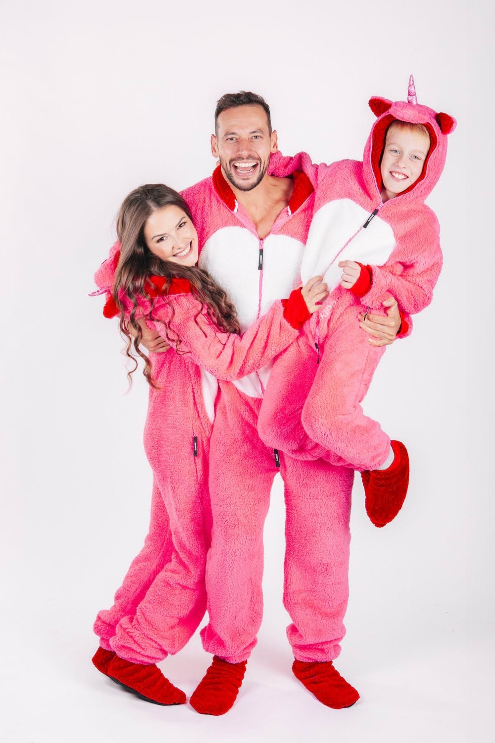 Onesie Teddy – Einhorn pink