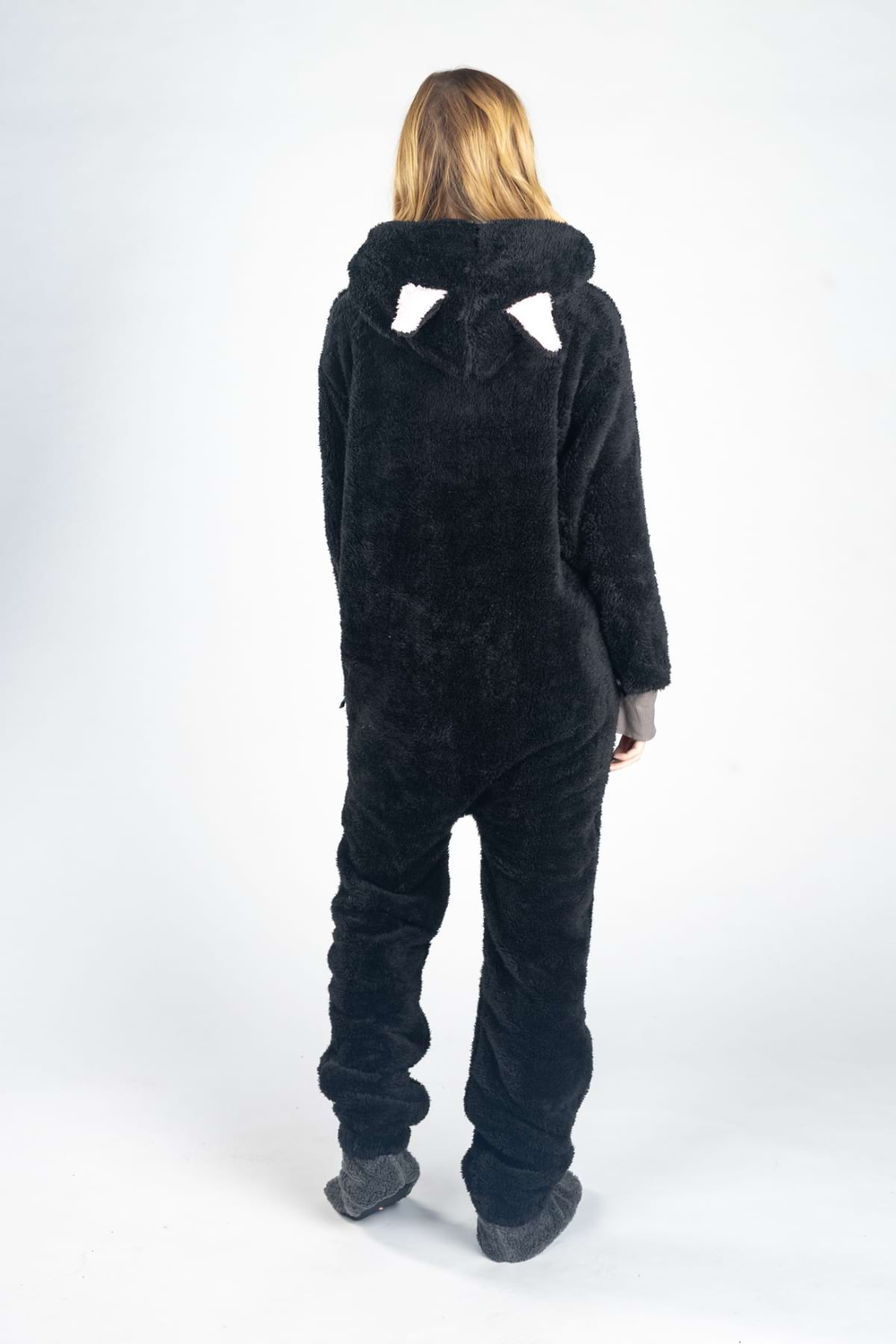 Onesie Teddy – Katze schwarz