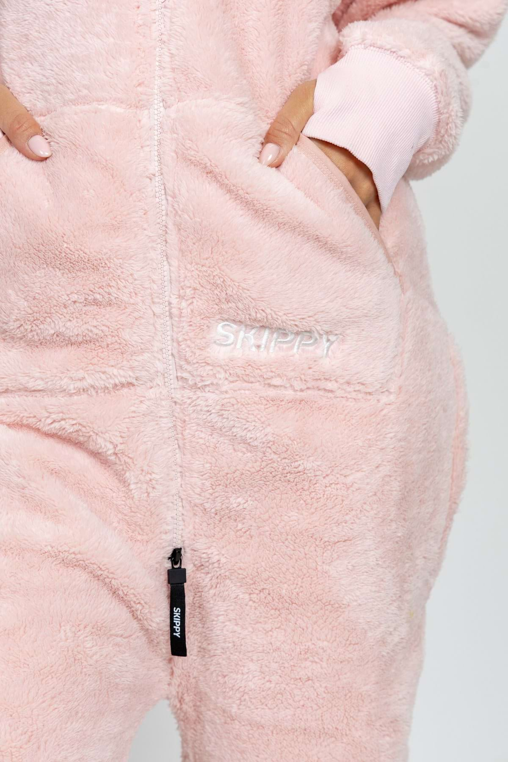 Onesie Teddy – dusty blush pink