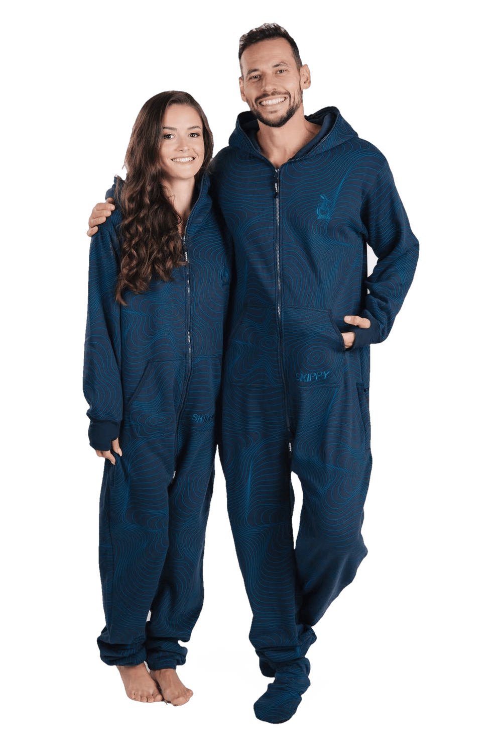 Onesie – Geometric navy