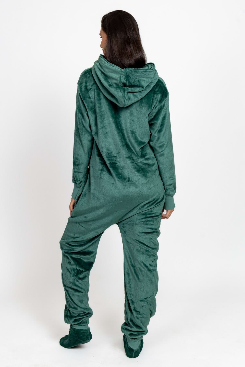 Onesie Velour – Dark Green
