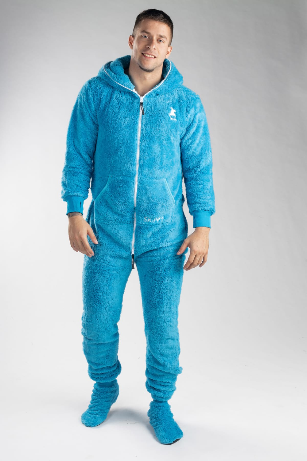 Onesie Teddy – blau