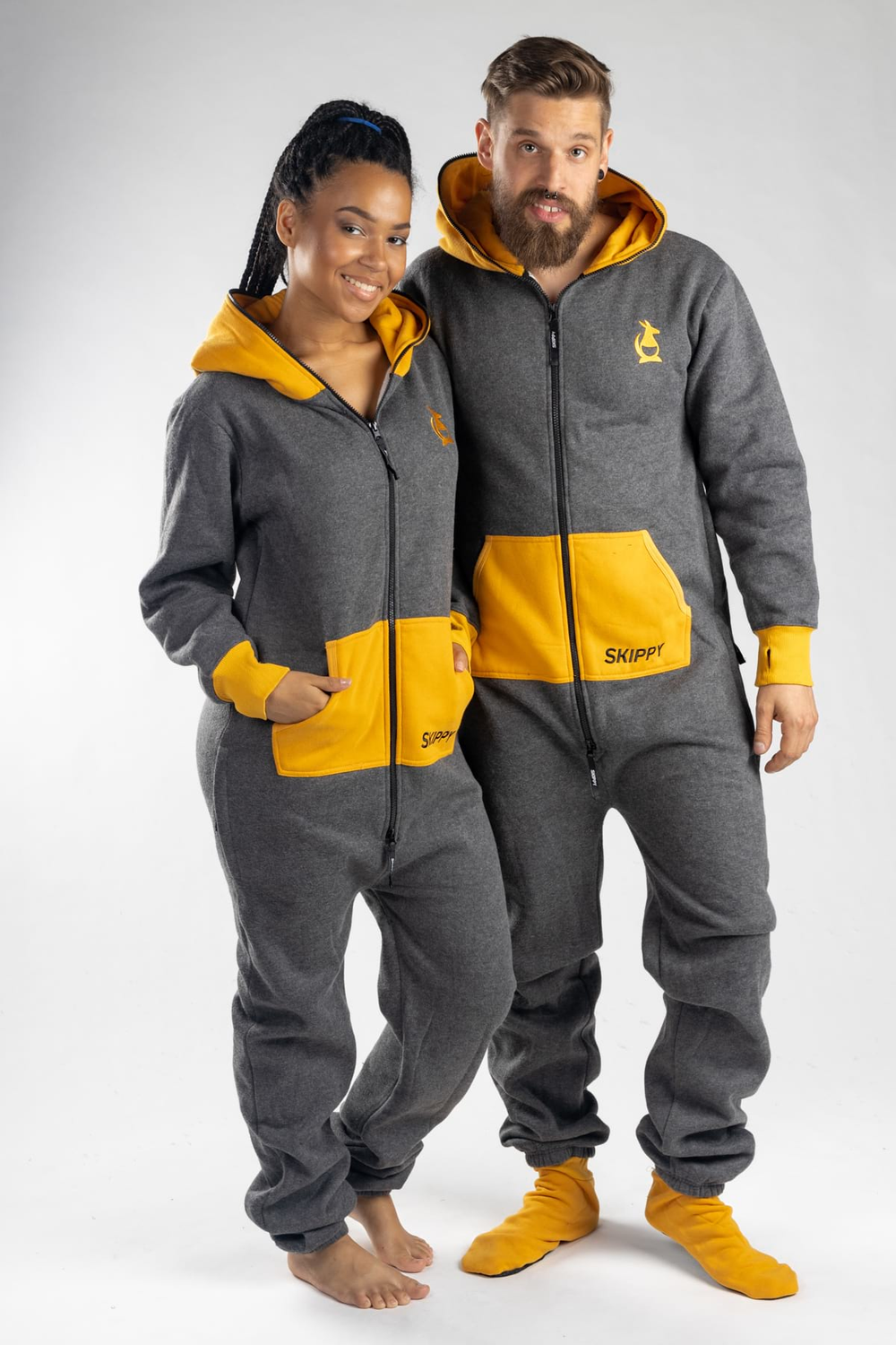 Onesie – grau golden