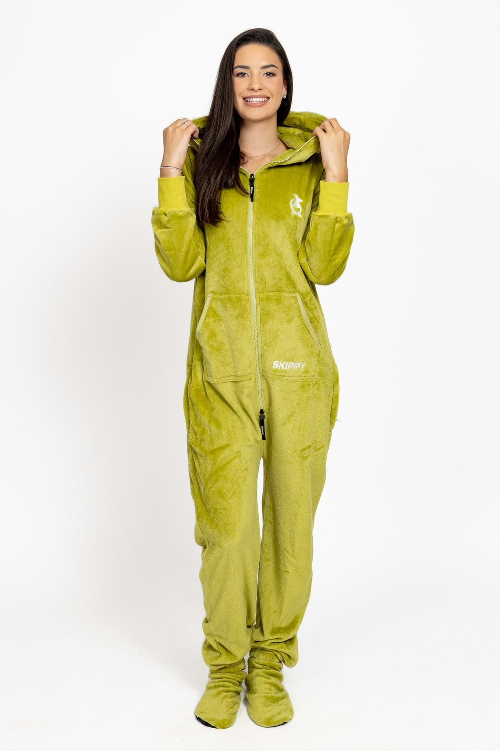 Onesie Velour – Wasabi