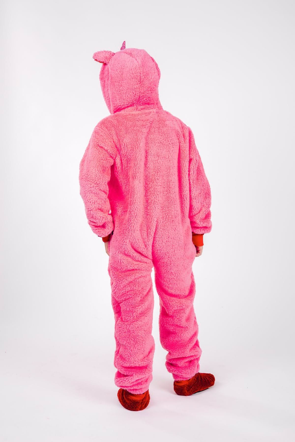 Kinder-Onesie Teddy – Einhorn pink