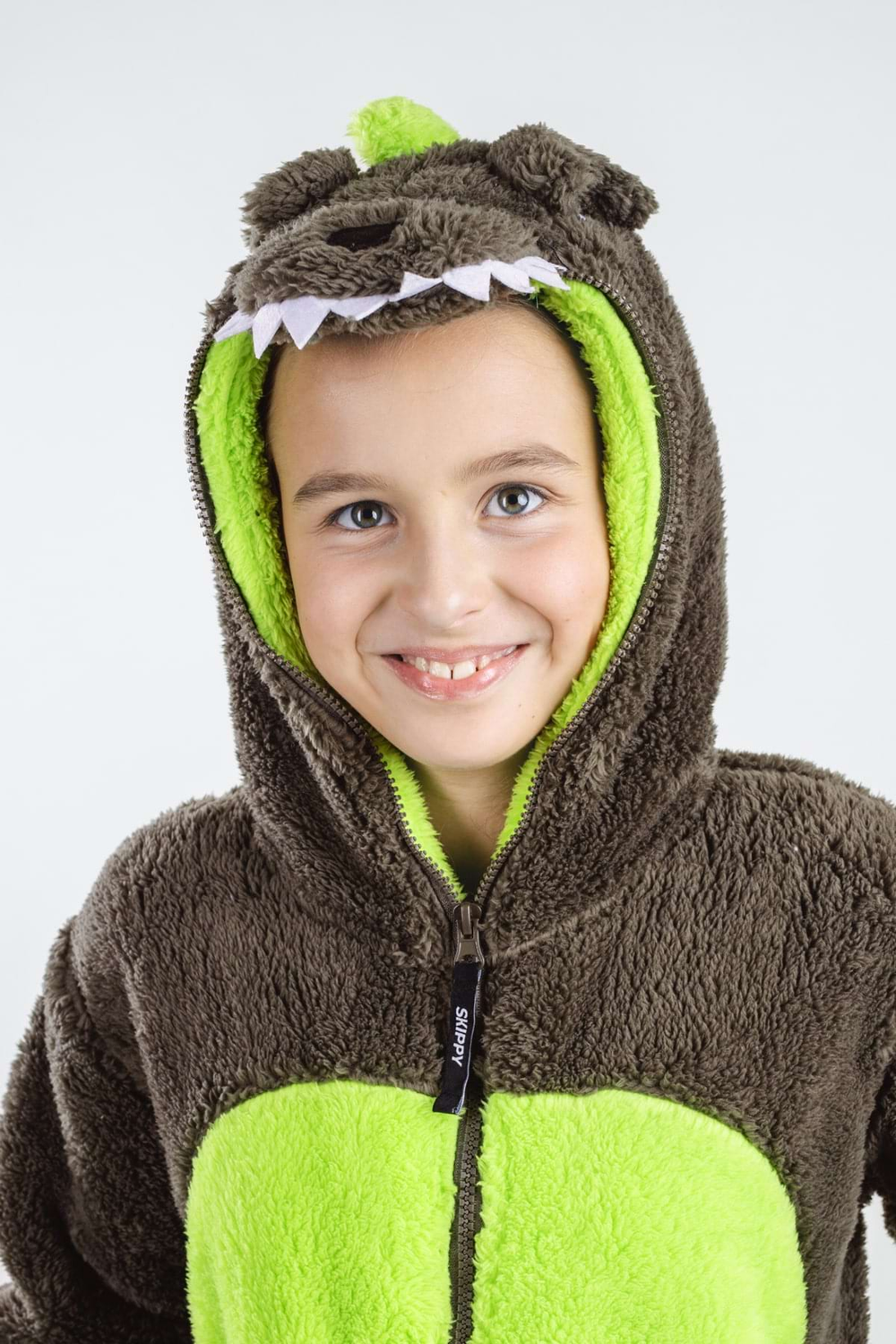 Kinder-Onesie Teddy – Dinosaurier