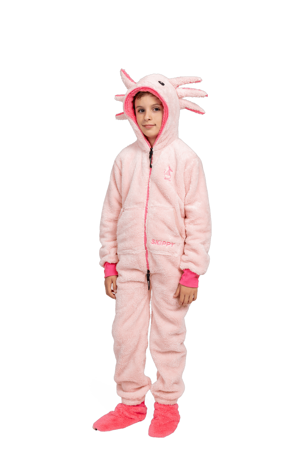Kinder-Onesie Teddy – Axolotl