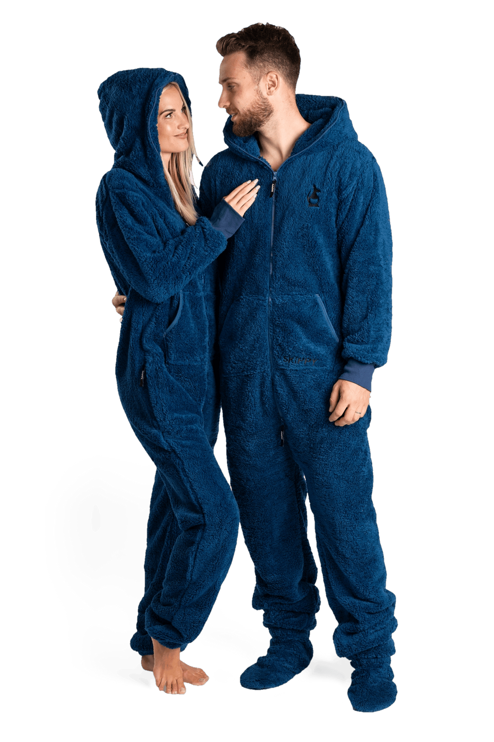 Onesie Teddy – dusty blue