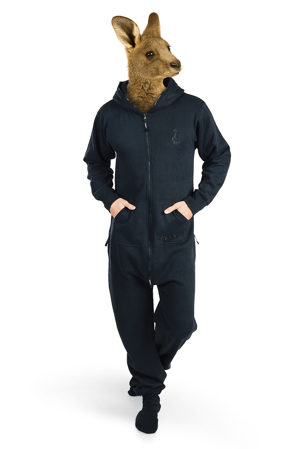 Onesie – ganz schwarz