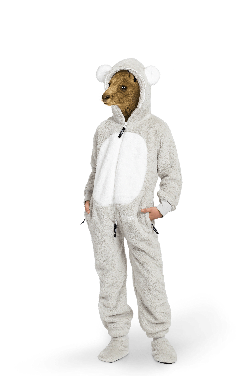 Kinder-Onesie Teddy – Maus