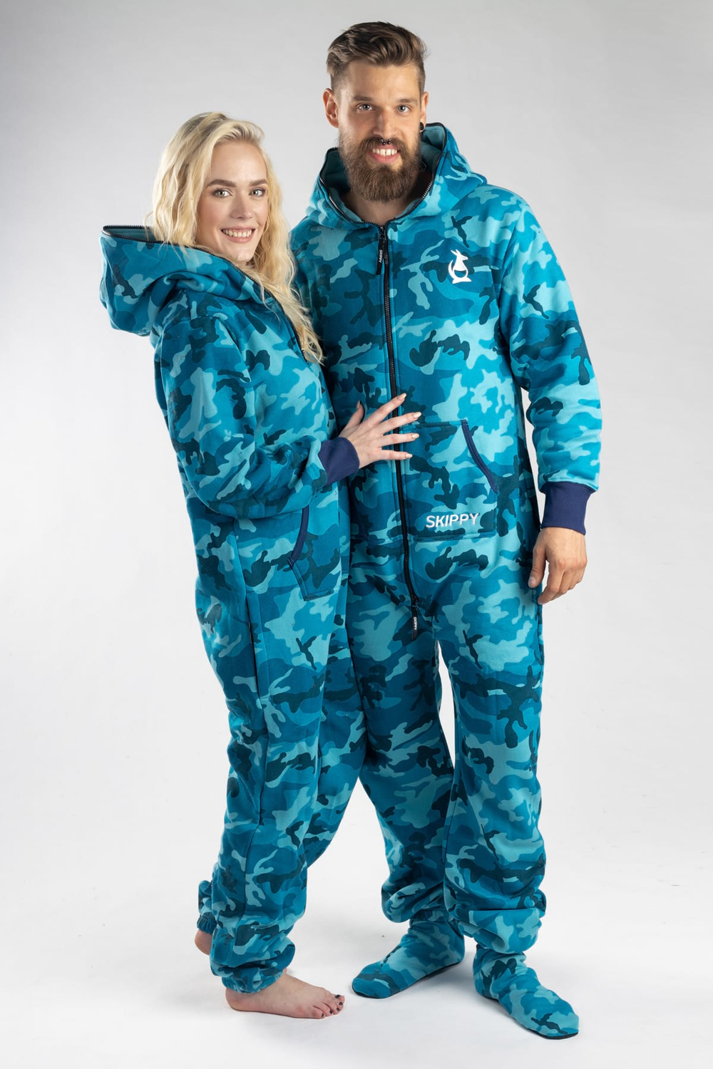Onesie – Camo blau