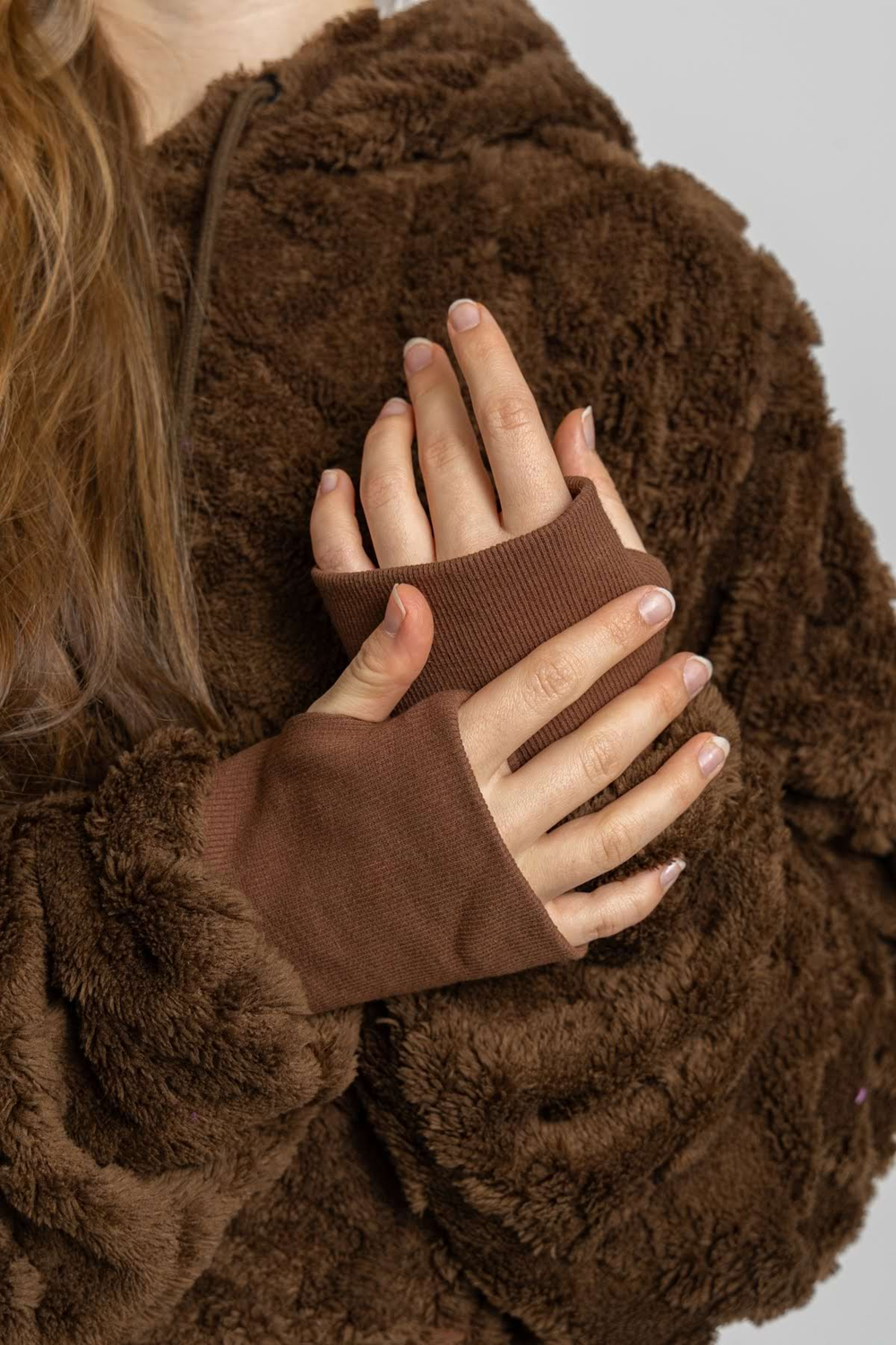 Decken-Hoodie – braun