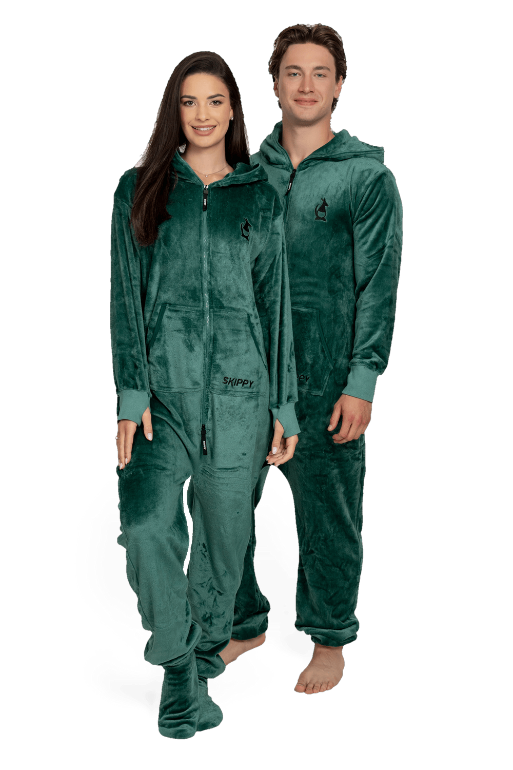 Onesie Velour – Dark Green