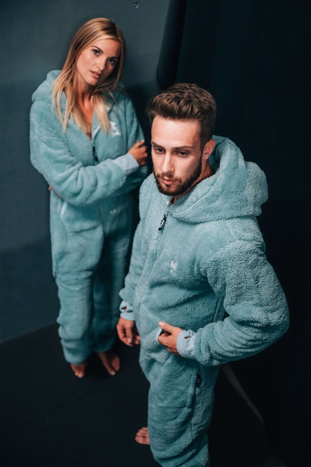 Onesie Teddy – dusty mint