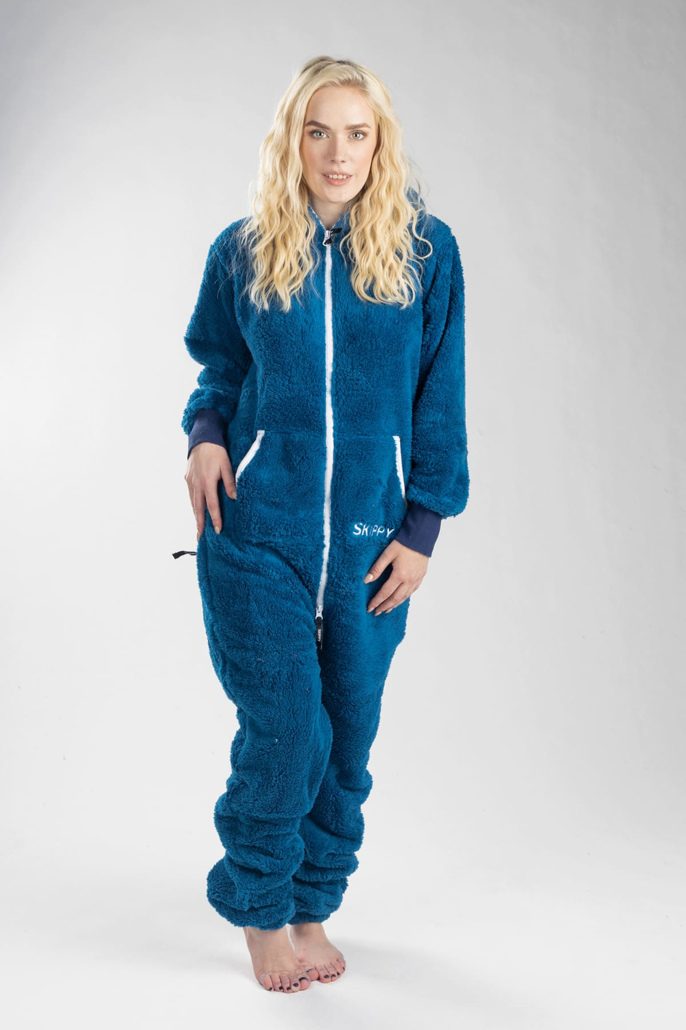 Onesie Teddy – mitternachtsblau