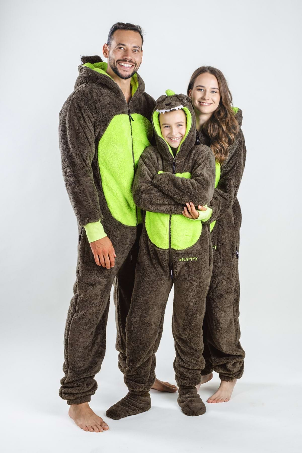 Kinder-Onesie Teddy – Dinosaurier