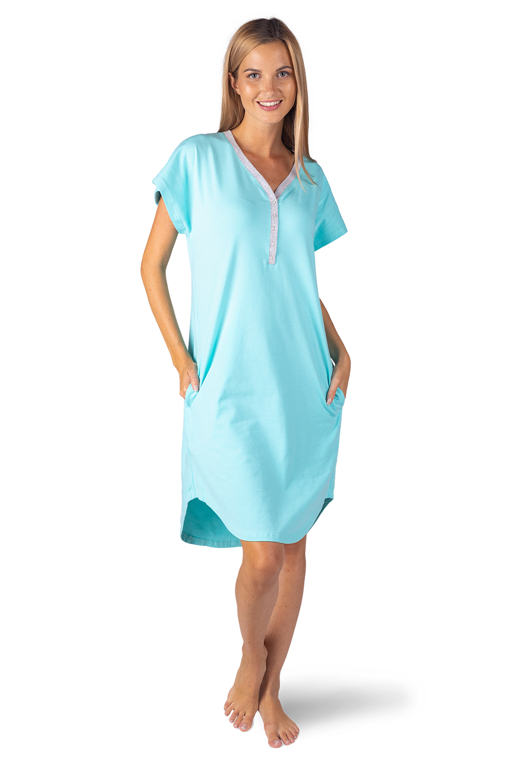 Damen-Nachthemd – mint Damen-Nachthemd – mint