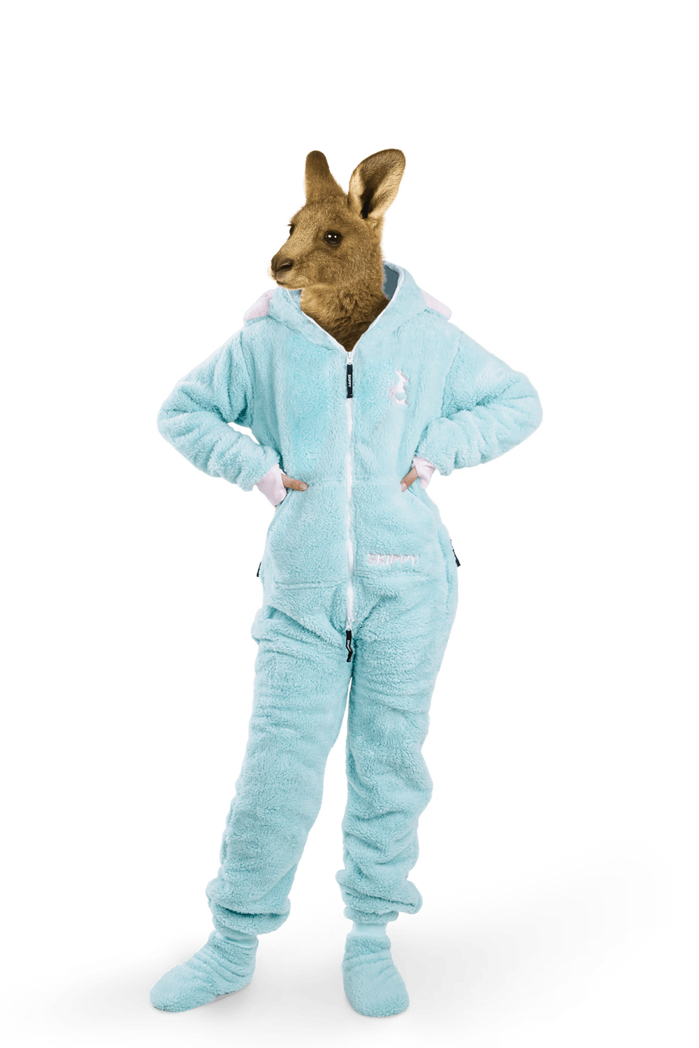 Kinder-Onesie Teddy – Elefant