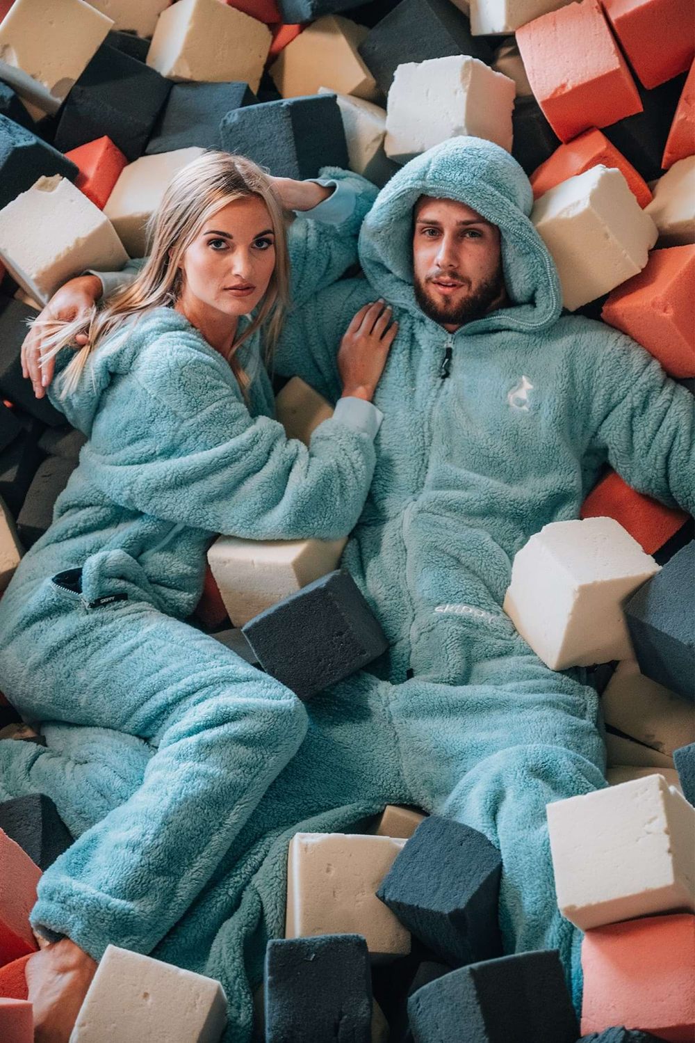 Onesie Teddy – dusty mint