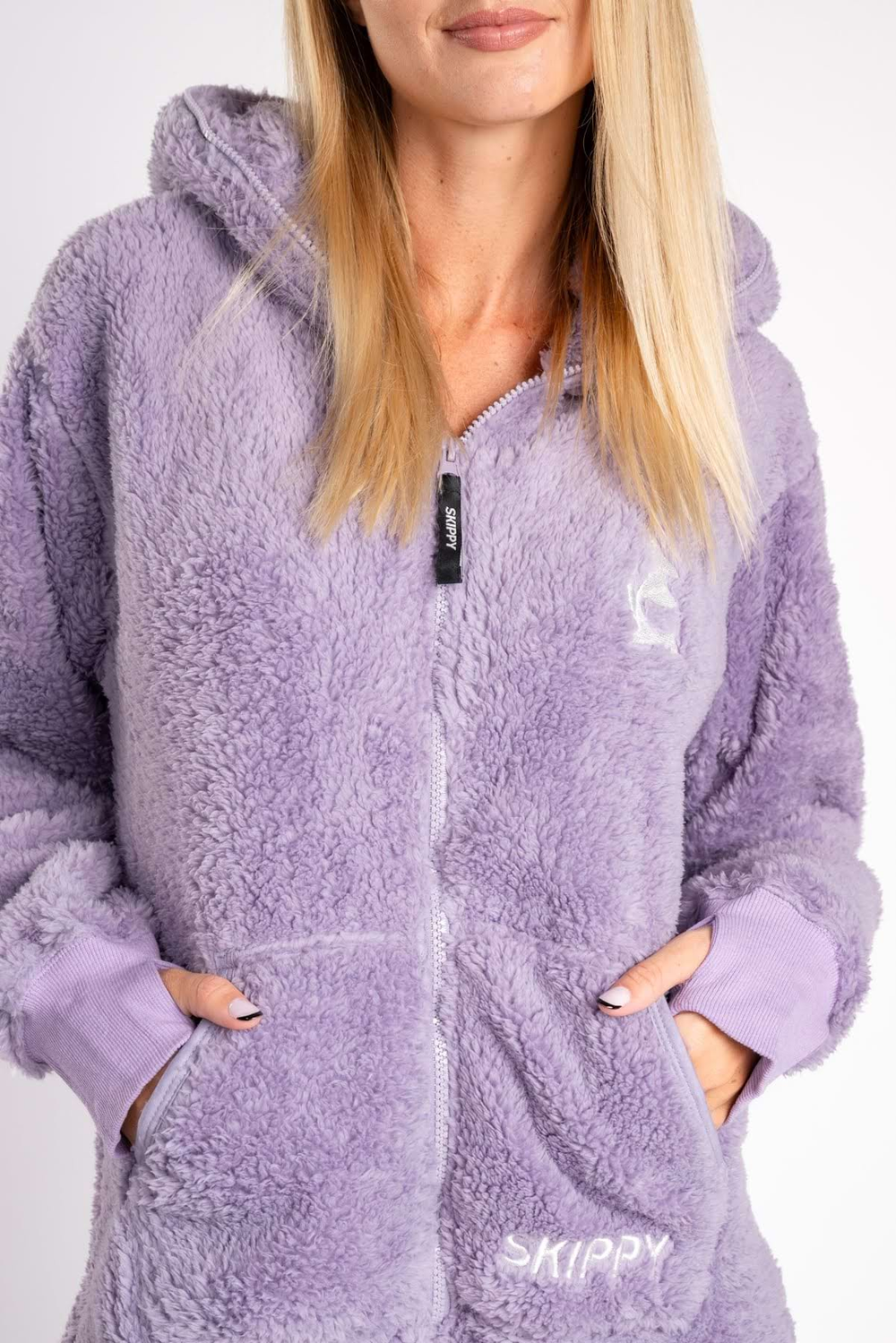 Onesie Teddy – dusty lilac