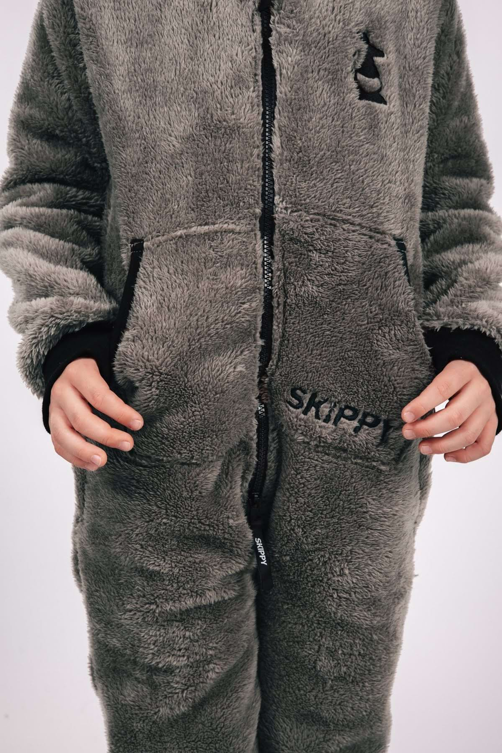 Kinder-Onesie Teddy – Wolf