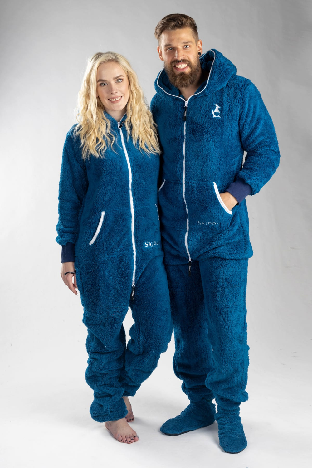Onesie Teddy – mitternachtsblau