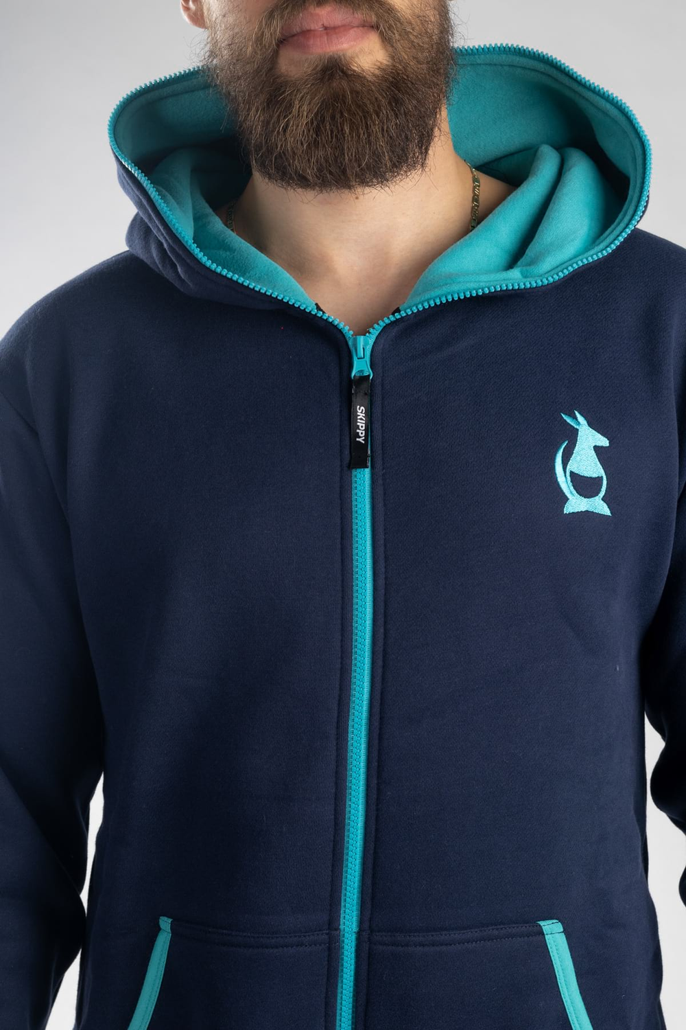 Onesie – navy mint
