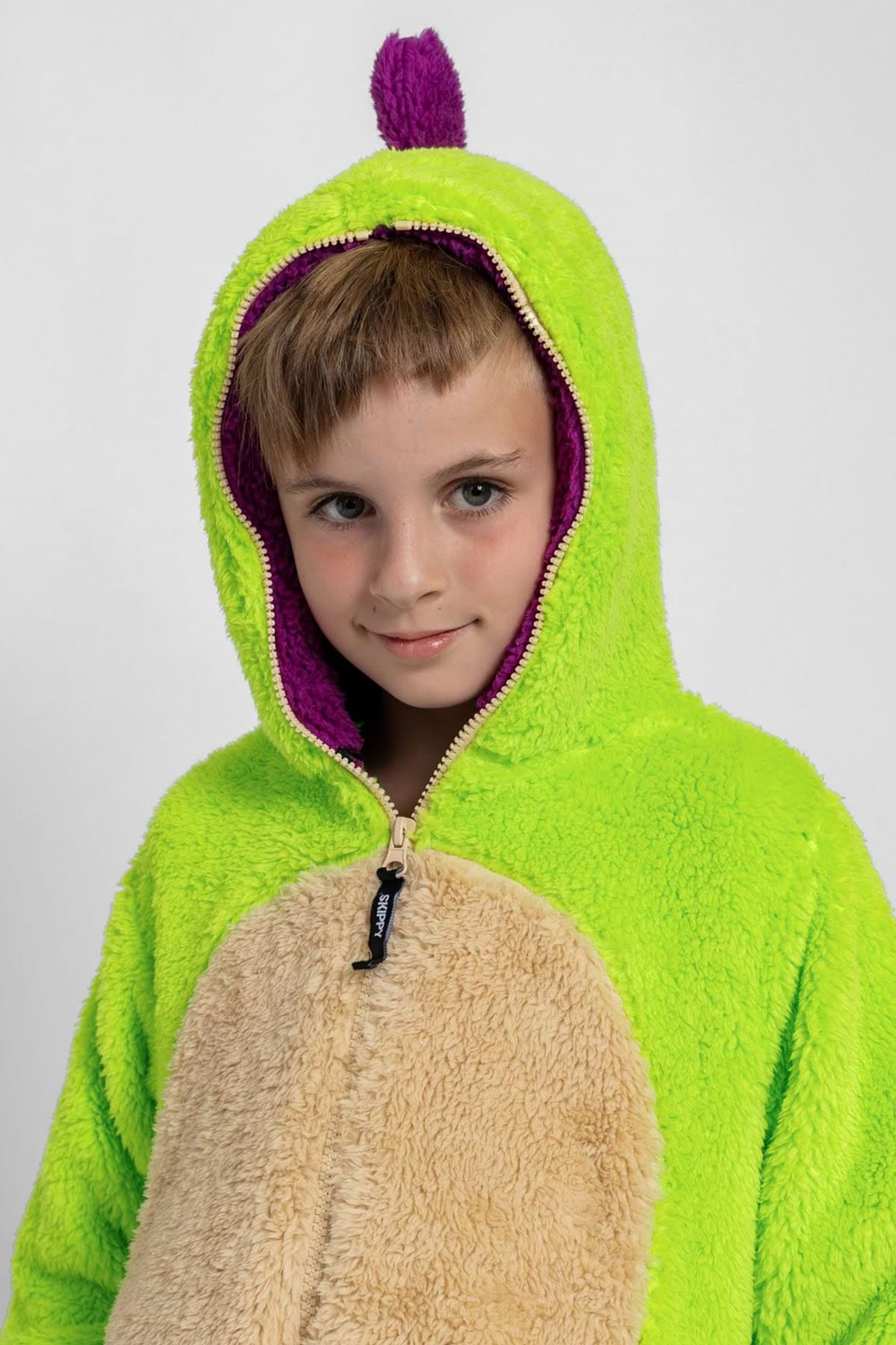 Kinder-Onesie Teddy – Jungle Drache