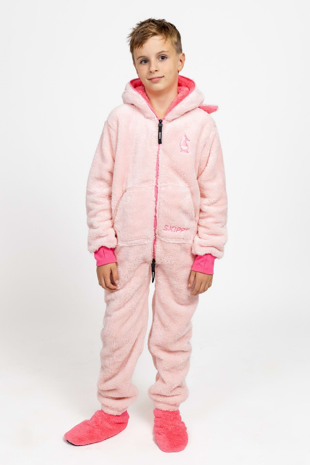 Kinder-Onesie Teddy – Axolotl