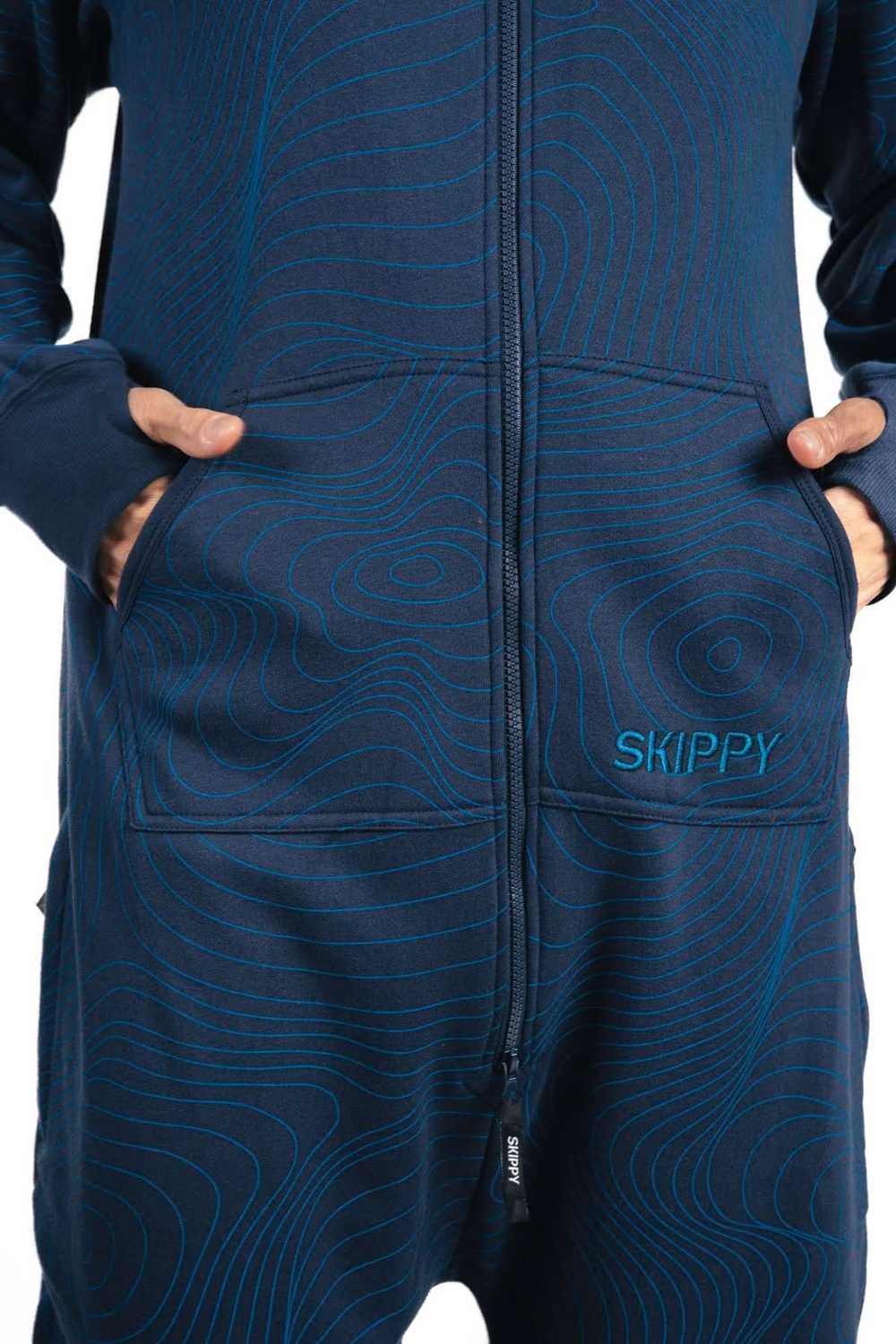 Onesie – Geometric navy