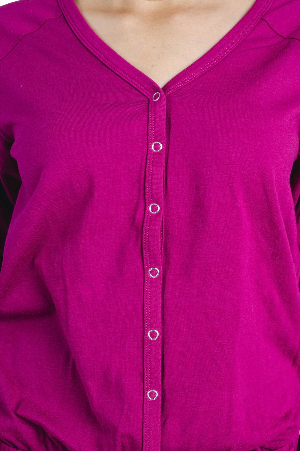 Damen-Schlafoverall – merlot