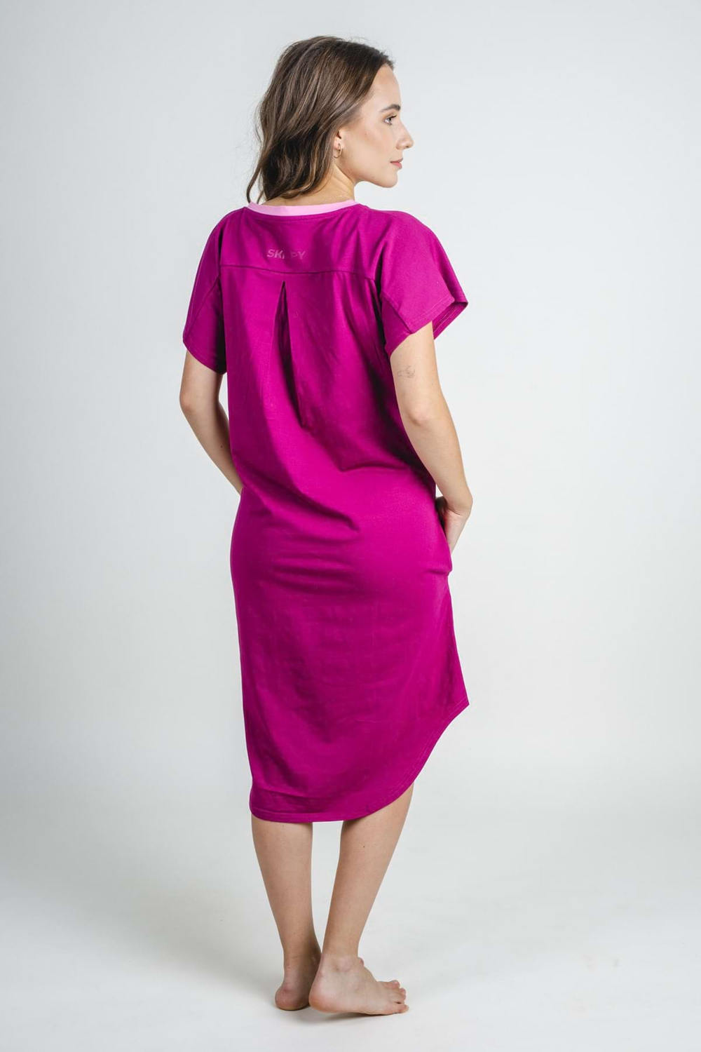 Damen-Nachthemd – merlot