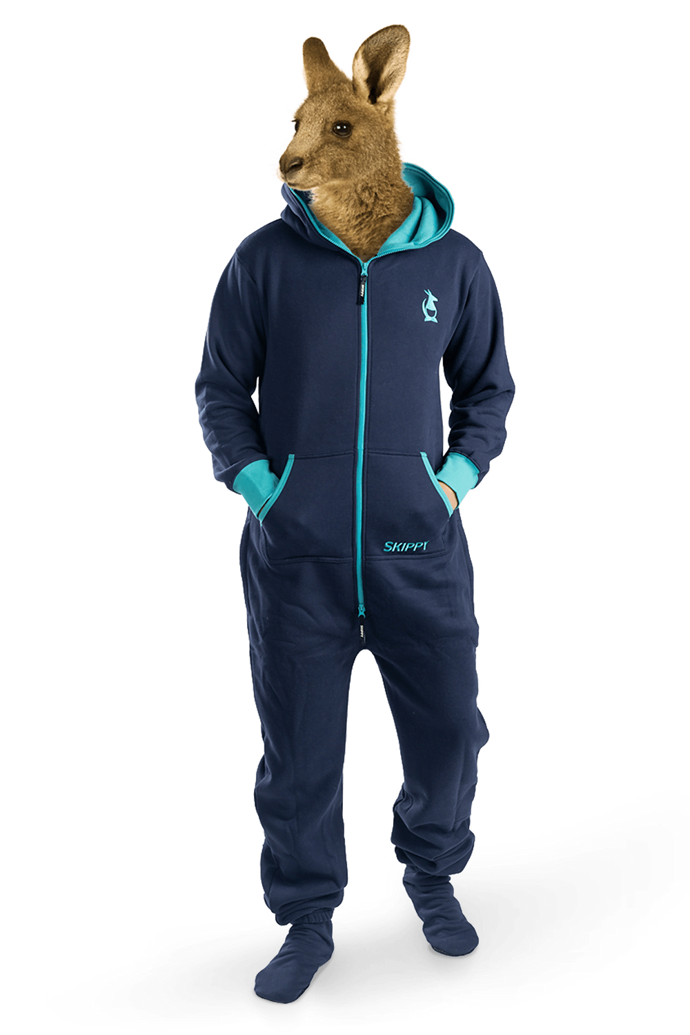 Onesie – navy mint Onesie – navy mint