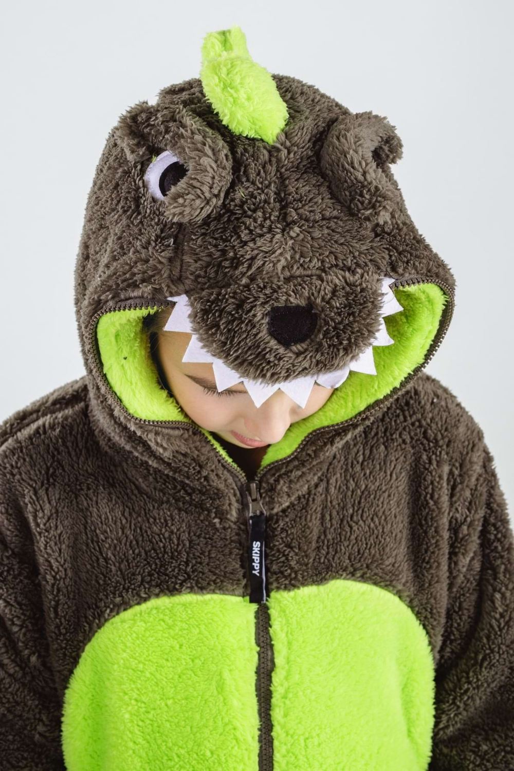Kinder-Onesie Teddy – Dinosaurier