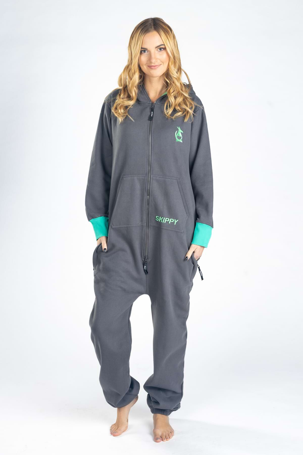 Onesie – grey mint