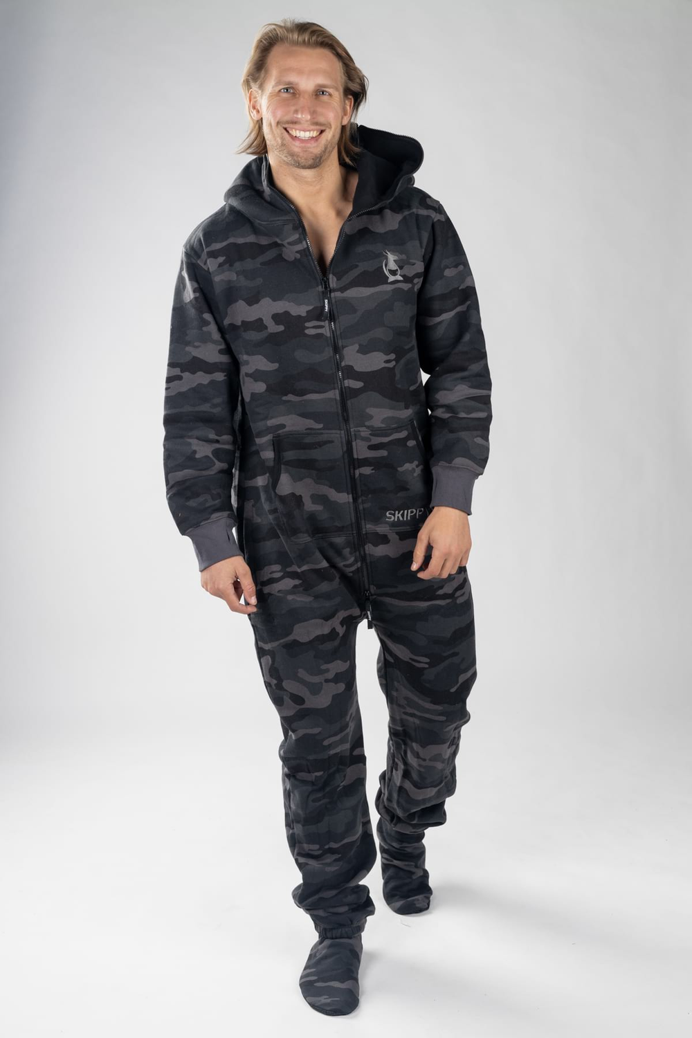 Onesie – Camo schwarz