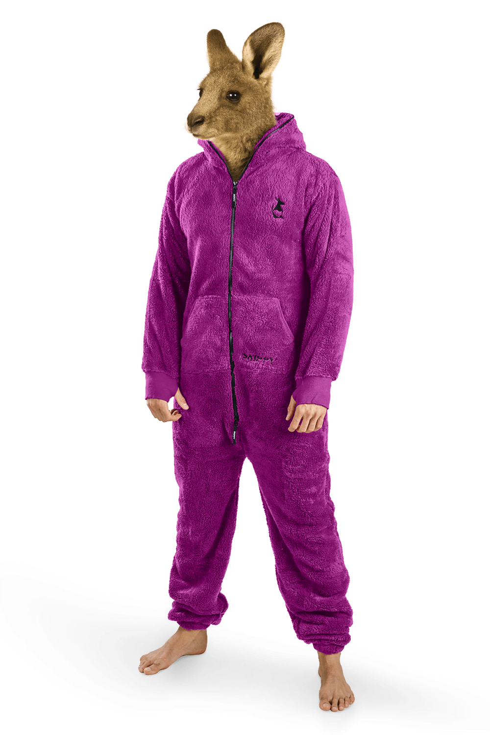 Onesie Teddy – plum