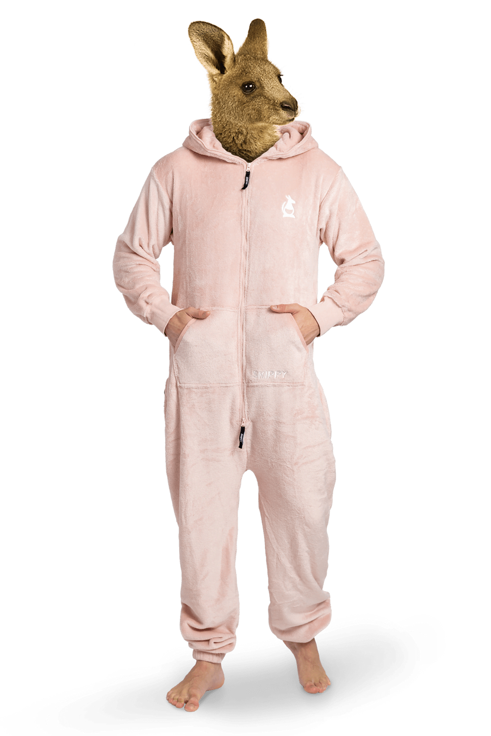 Onesie Velour – Rose Gold